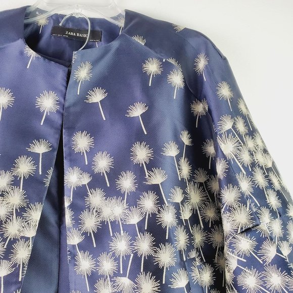 Zara dandelion pants crop jacket set jacquard NWOT a sold-out bloggers' favorite - Picture 4 of 12